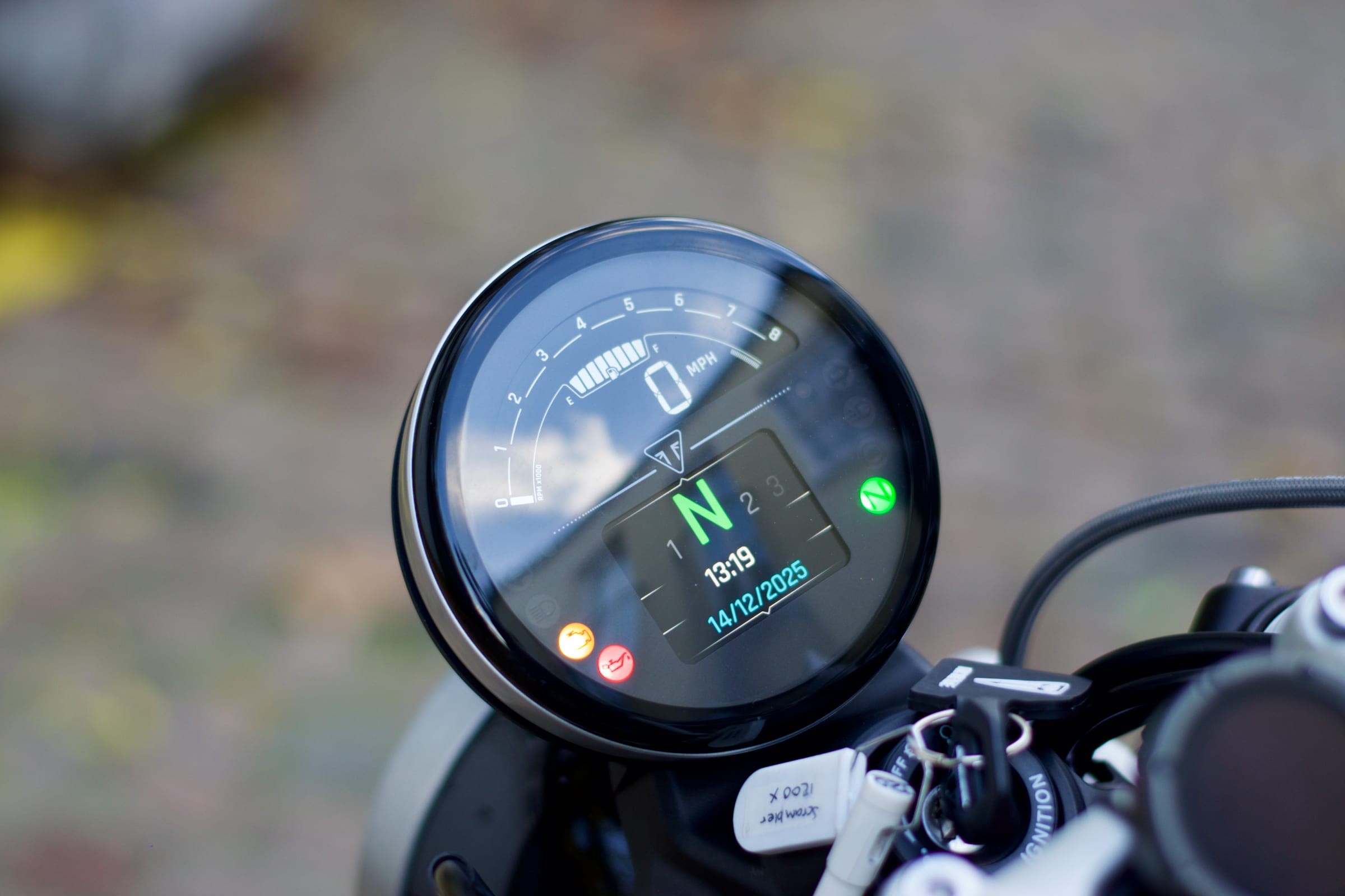 Scrambler 1200 X digital display